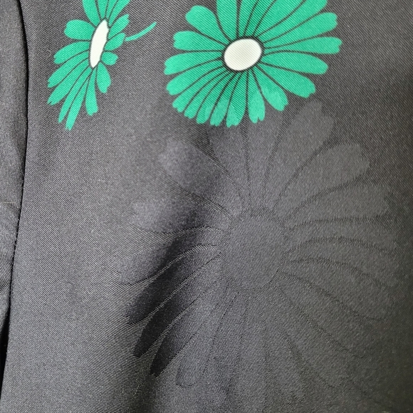 Ann Taylor Long Sleeve Floral Jacquard Shift Dress Size 0 - Picture 5 of 9